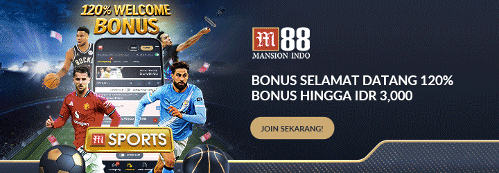 Ilustrasi antarmuka taruhan olahraga dan live casino M88 yang responsif